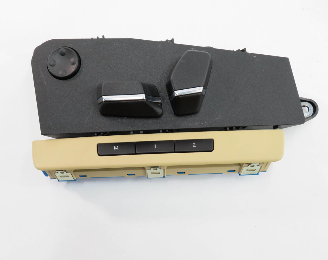 Thumbnail 2: 2011 BMW 535i (F10) LEFT FRONT DRIVER POWER SEAT ADJUSTMENT SWITCH (BEIGE)