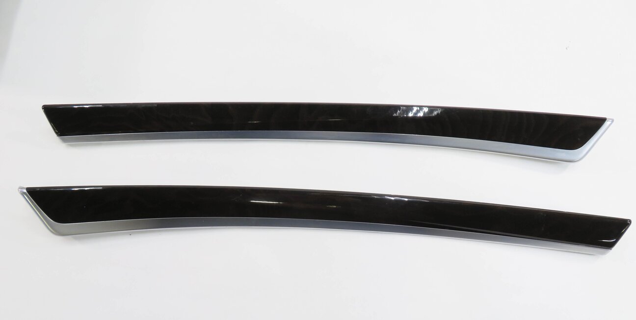 Thumbnail 5: 2011 BMW 535i (F10) DASH DOOR CONSOLE (FINE ASH GRAIN) WOOD TRIM SET-7