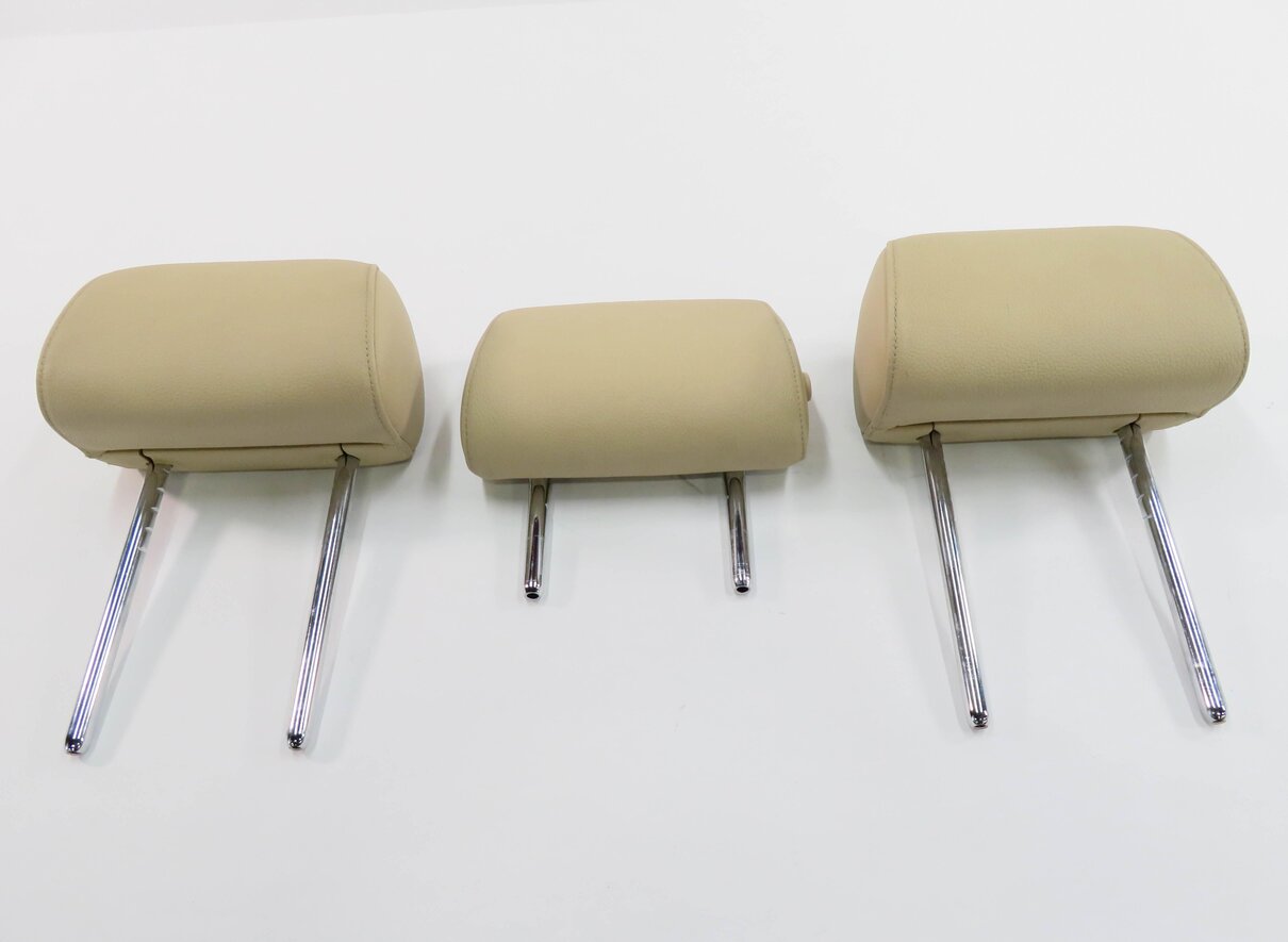 Thumbnail 2: 2011 BMW 535i (F10) REAR SEAT HEADREST SET-3 (VENETO BEIGE LEATHER LCDF)