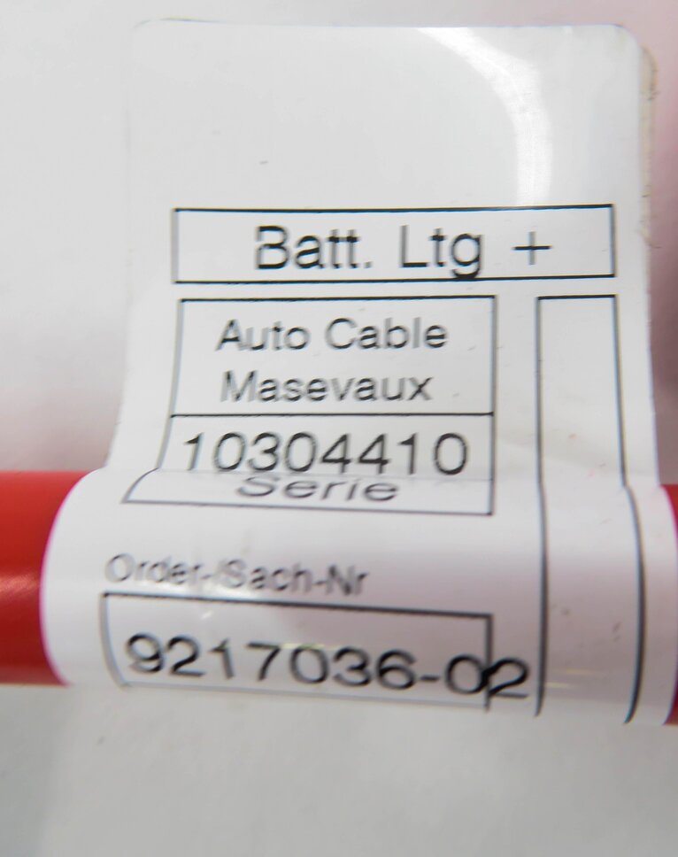 Thumbnail 7: 2011 BMW 535i (F10) POSITIVE BATTERY CABLE (SRS)