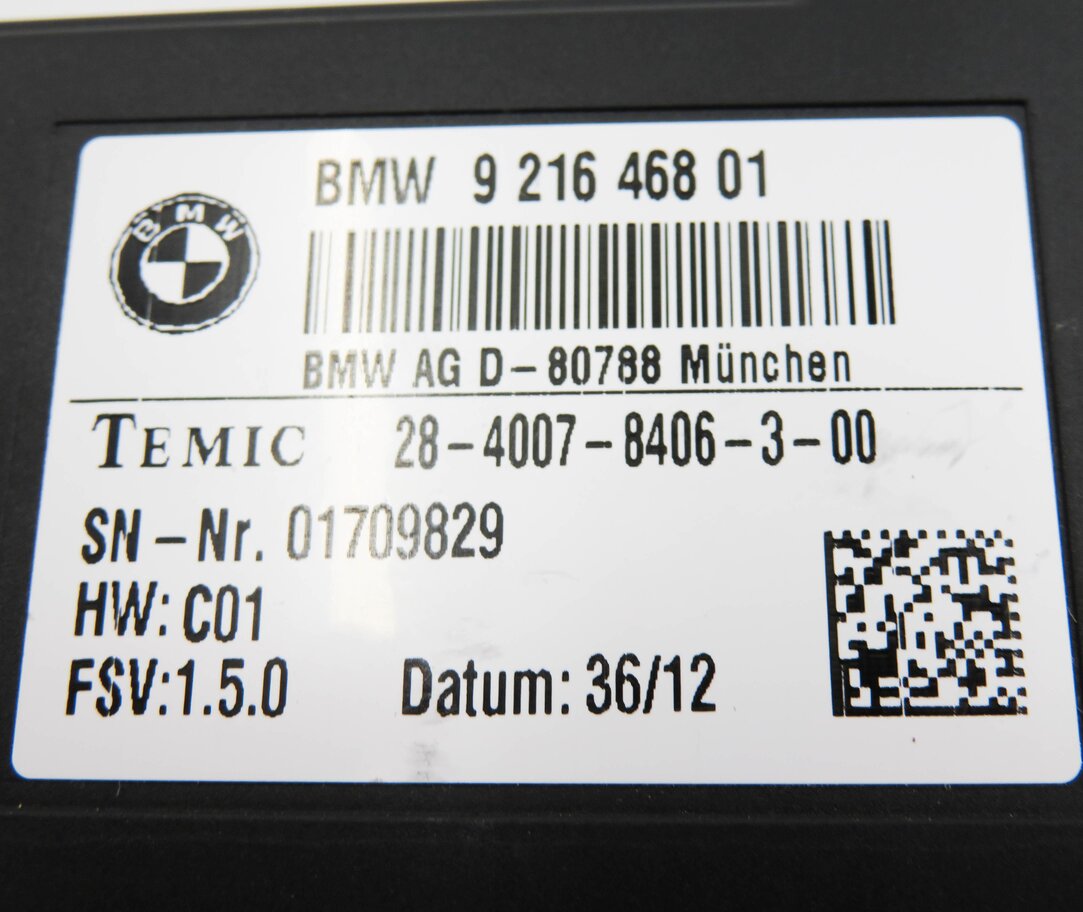Thumbnail 7: 10-19 BMW 328i 330i 335i 530i 535i 550i 740i 750i 760i - REAR HEATED SEAT MODULE