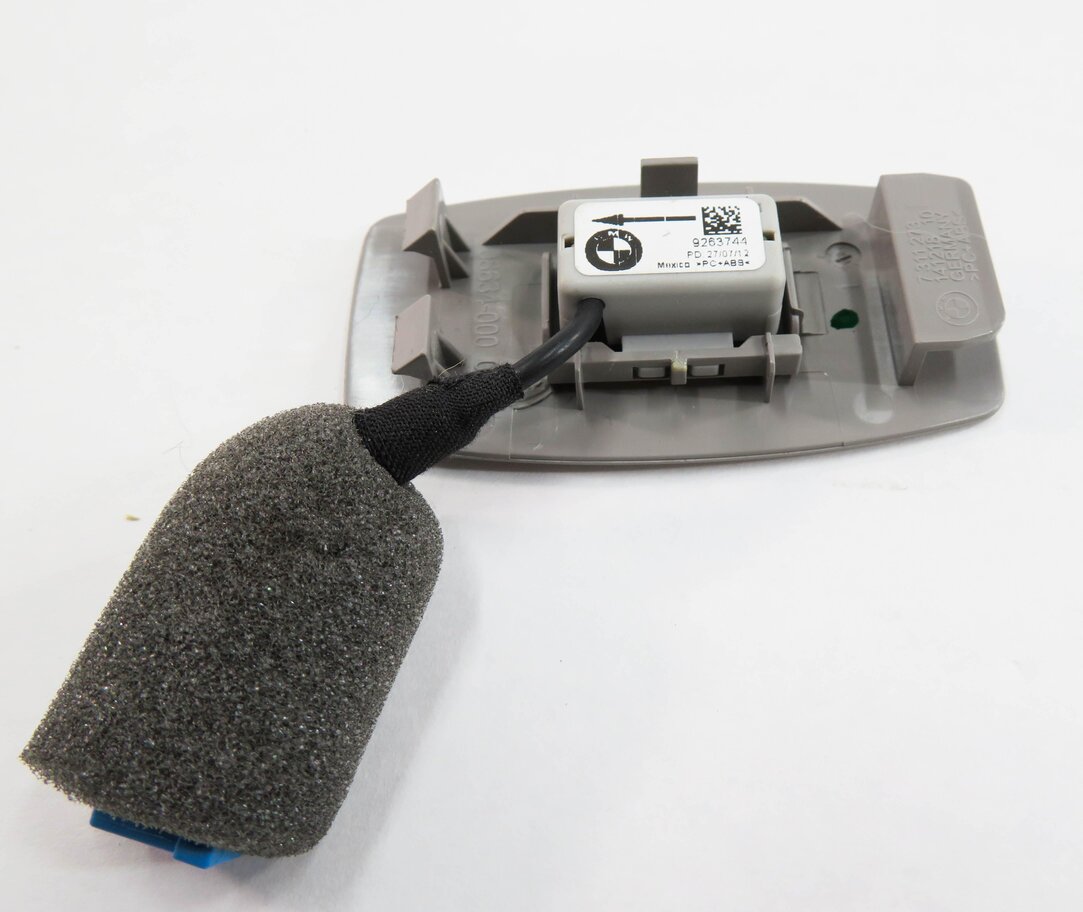 Thumbnail 6: 2013 BMW 740i (F01) CELL PHONE HANDS FREE COMMUNICATION MIC MICROPHONE (GRAY)