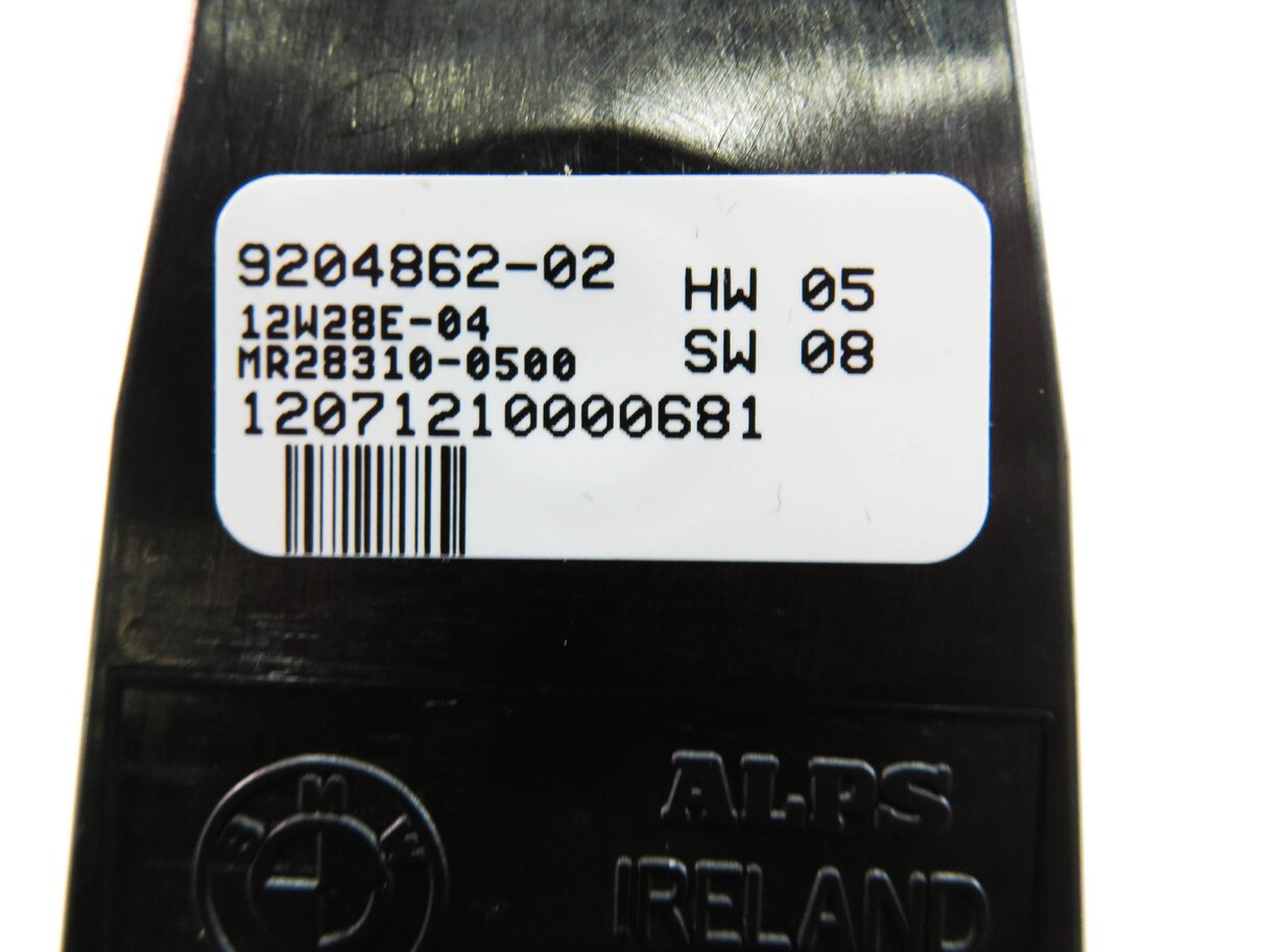 Thumbnail 11: 2013 BMW 740i (F01) LEFT REAR DOOR SUNSHADE WINDOW SWITCH w/ TRIM (BLACK)
