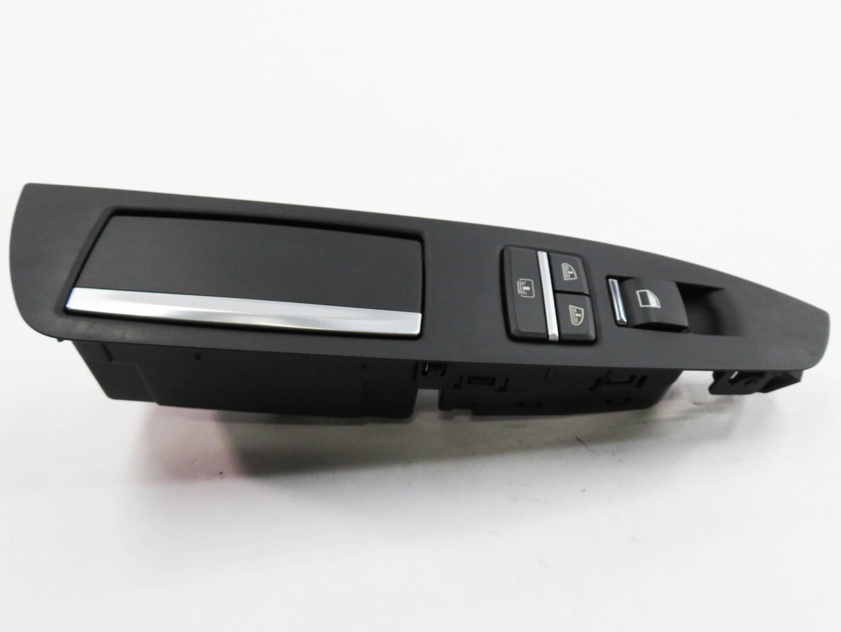 Thumbnail 6: 2013 BMW 740i (F01) LEFT REAR DOOR SUNSHADE WINDOW SWITCH w/ TRIM (BLACK)
