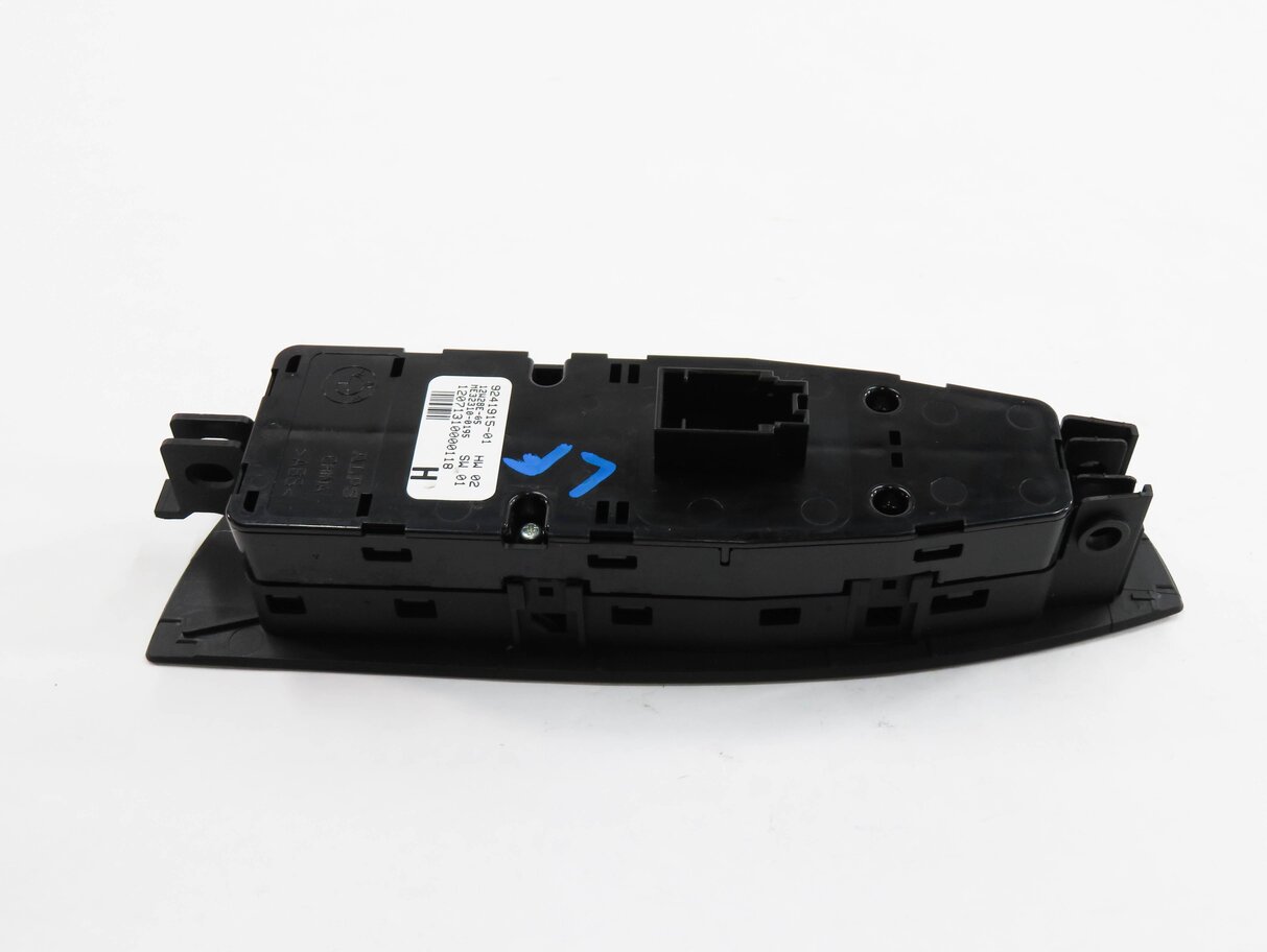 Thumbnail 5: 09-15 BMW 740i 750i 760i B7 (F01) DRIVER WINDOW SWITCH w/ SHADE & P-FOLD (BLACK)