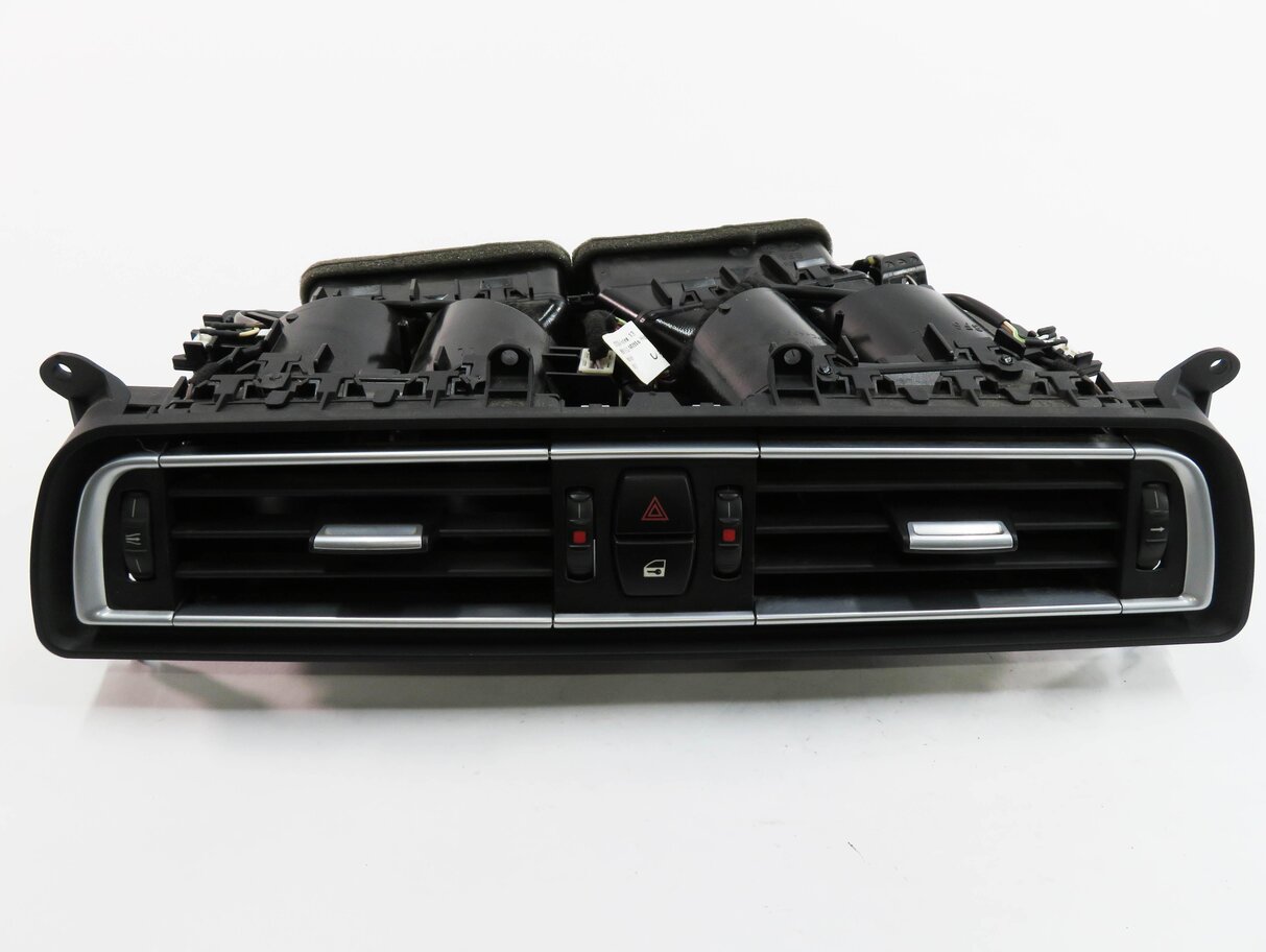 Thumbnail 2: 2013 BMW 740i (F01) CENTER DASH HEATER A/C AIR VENT w/ HAZARD & LOCK SWITCH