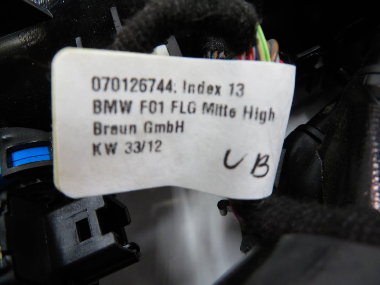 Thumbnail 8: 2013 BMW 740i (F01) CENTER DASH HEATER A/C AIR VENT w/ HAZARD & LOCK SWITCH