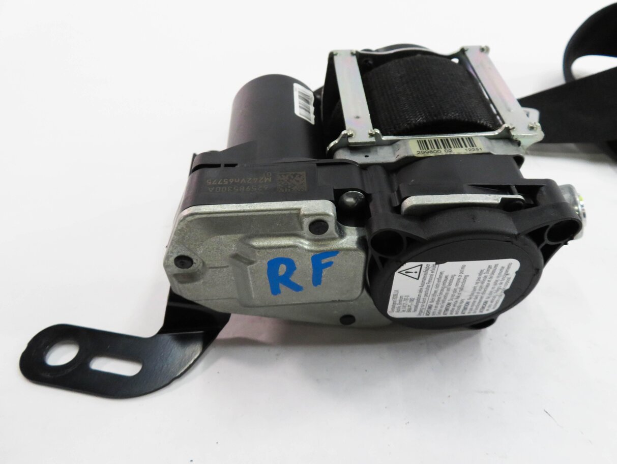 Thumbnail 4: 13-15 BMW 740i 750i 760i (F01 F02 F04) RIGHT FRONT SEATBELT RETRACTOR (BLACK)