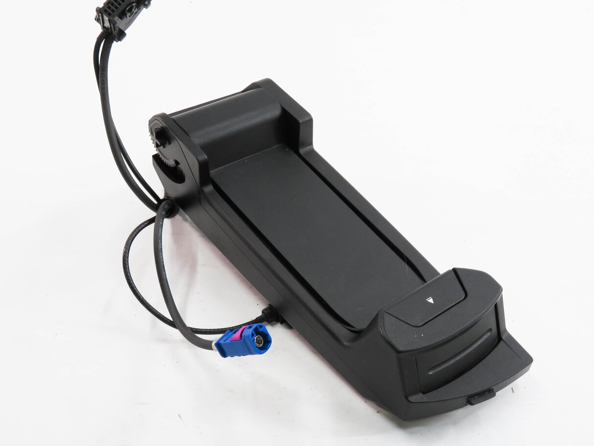 2013 BMW 740i (F01) FRONT CENTER CONSOLE CELL PHONE SNAP IN CRADLE