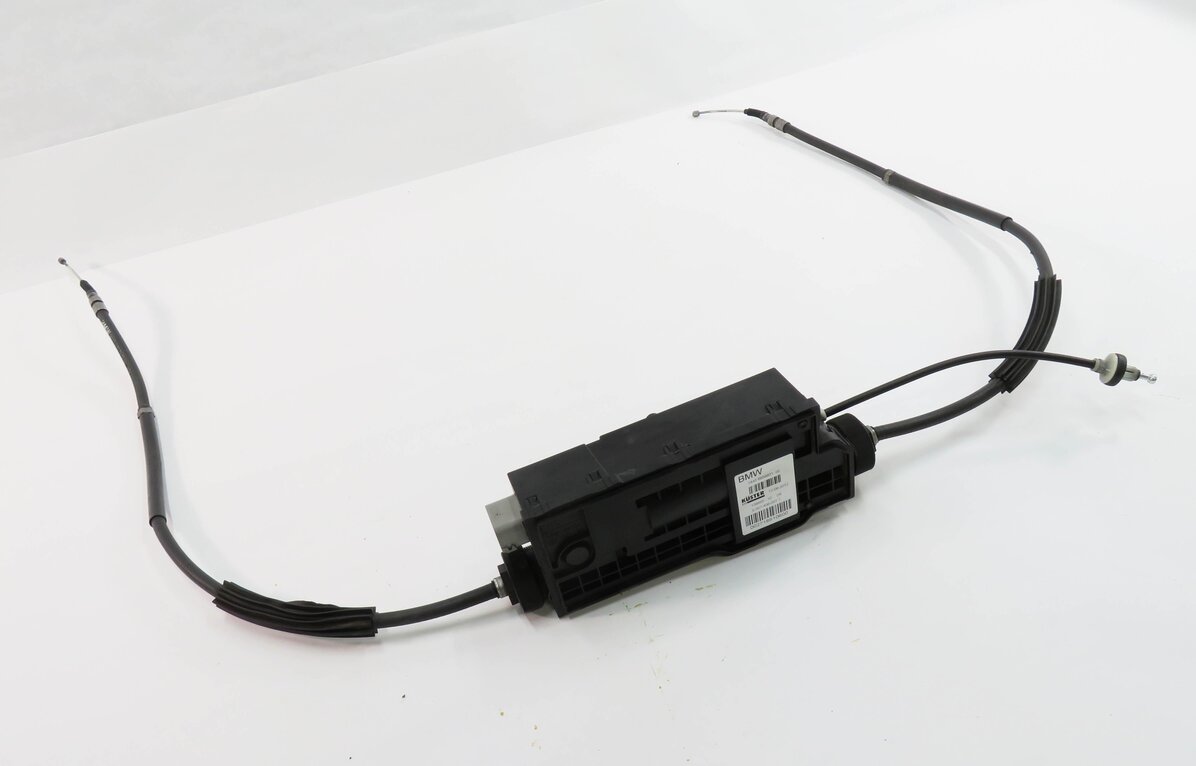 2013 BMW 740i (F01) EMERGENCY PARKING BRAKE ACTUATOR MOTOR w/ CABLES