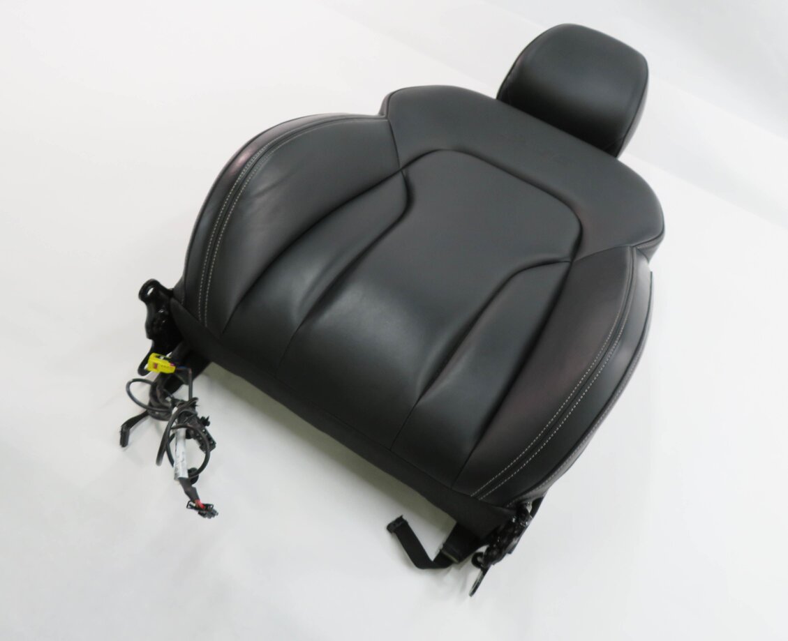 2015 AUDI SQ5 (B8 8R) PASSENGER - UPPER TOP HEATED SEAT CUSHION (BLACK LEATHER)