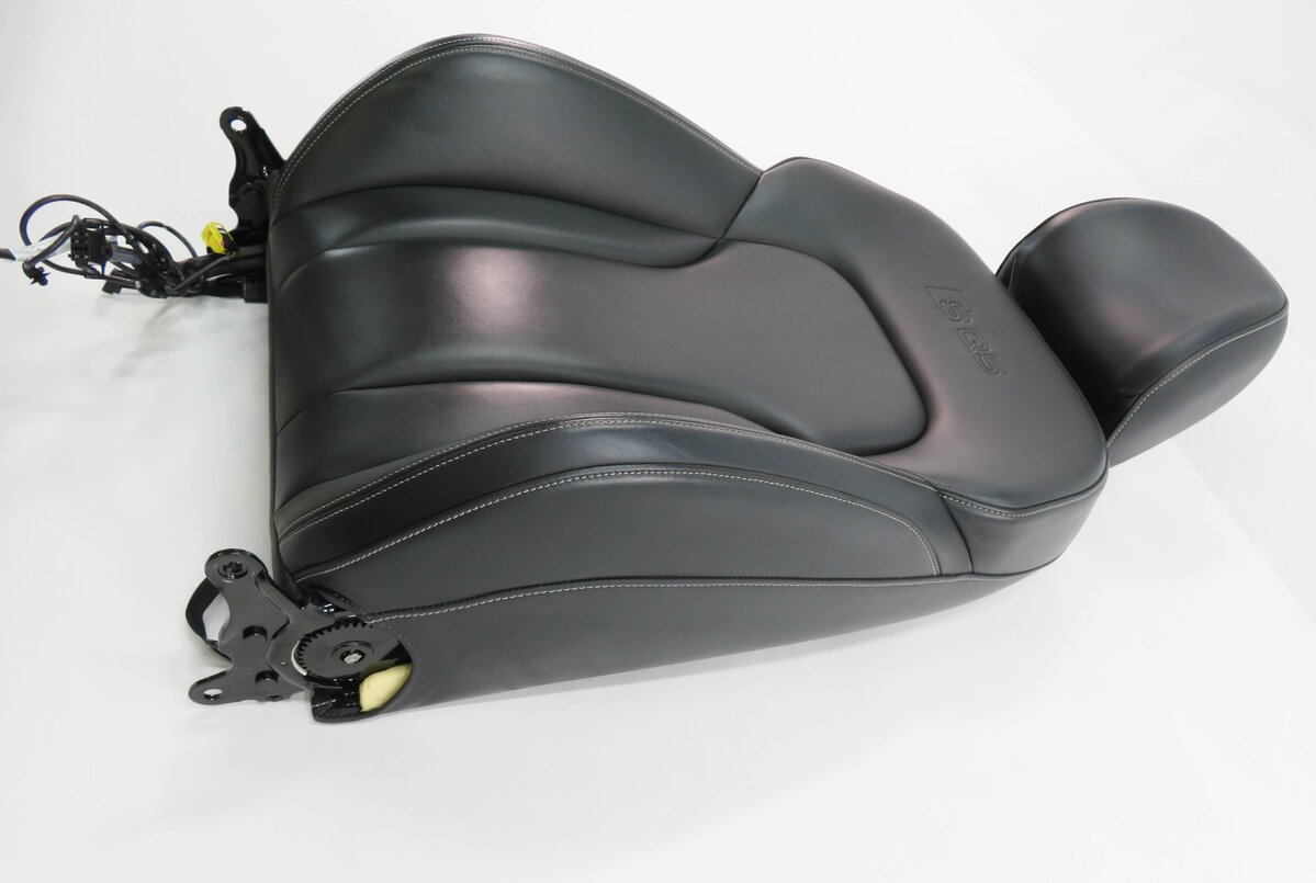 Thumbnail 3: 2015 AUDI SQ5 (B8 8R) PASSENGER - UPPER TOP HEATED SEAT CUSHION (BLACK LEATHER)