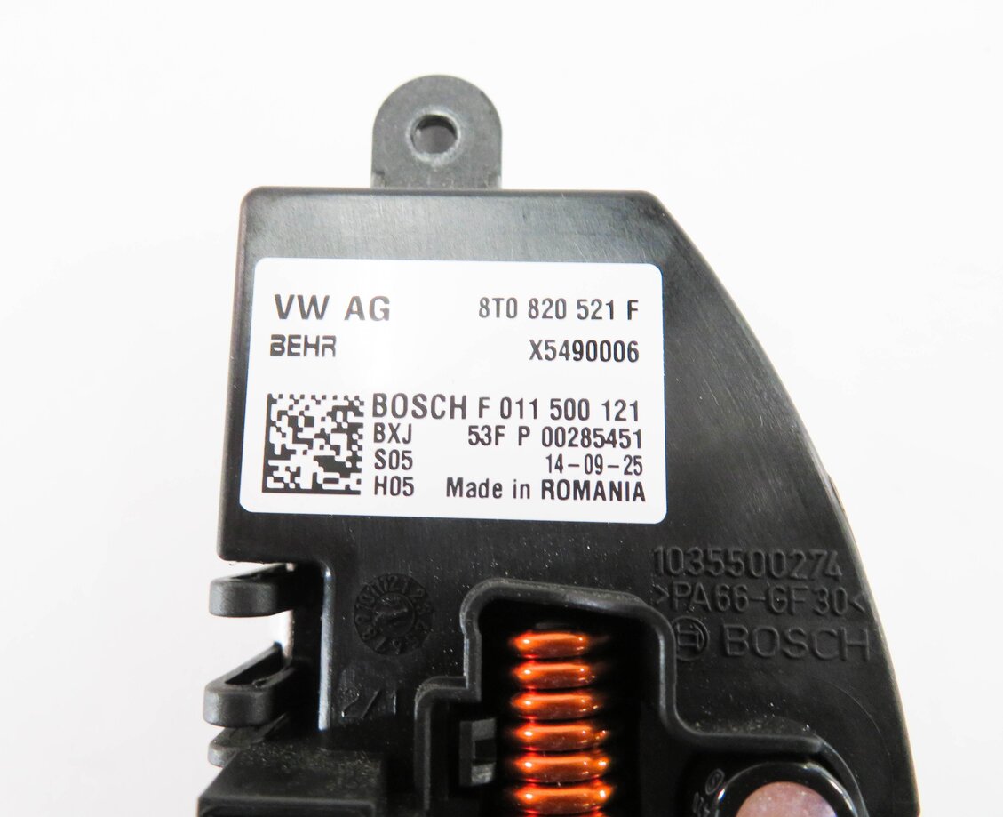 Thumbnail 7: 2015 AUDI SQ5 (B8 8R) FRONT HEATER A/C BLOWER FAN MOTOR SPEED RESISTOR