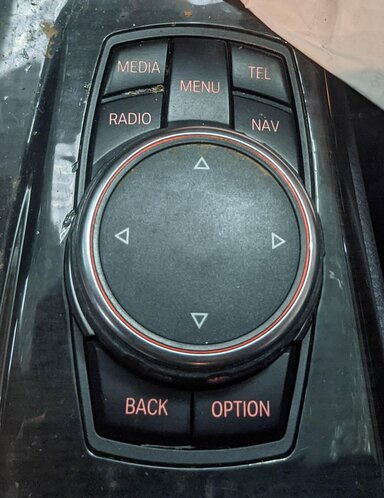 Thumbnail 2: 2015 BMW 535i (F10) RADIO STEREO MEDIA GPS NAVIGATION i-DRIVE SWITCH (4-PIN)
