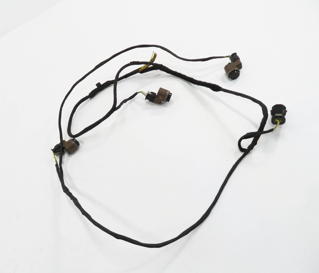 2015 BMW 535i (F10) REAR PDC PARK DISTANCE SENSOR SET-4 w/ HARNESS (BLACK)