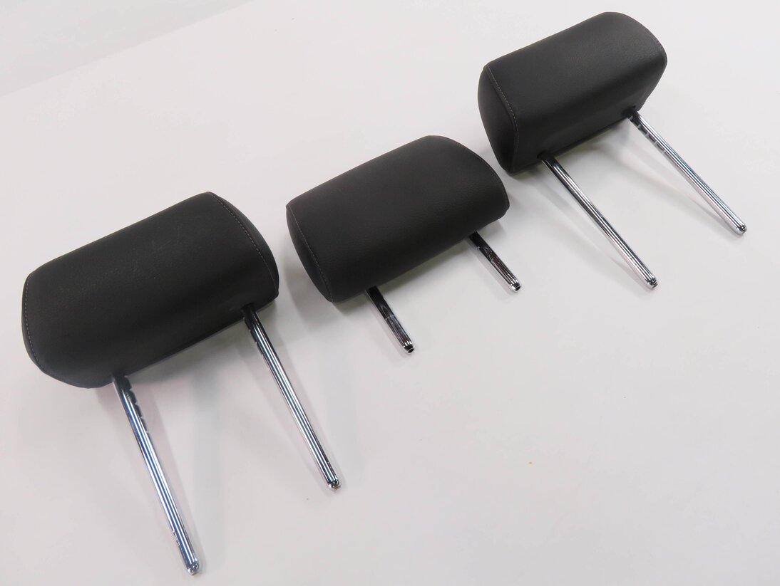 2011 BMW 335i (E90) REAR SEAT HEADREST SET-3 (BLACK LEATHER LCSW)