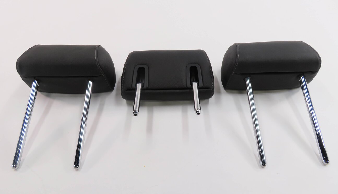 Thumbnail 7: 2011 BMW 335i (E90) REAR SEAT HEADREST SET-3 (BLACK LEATHER LCSW)