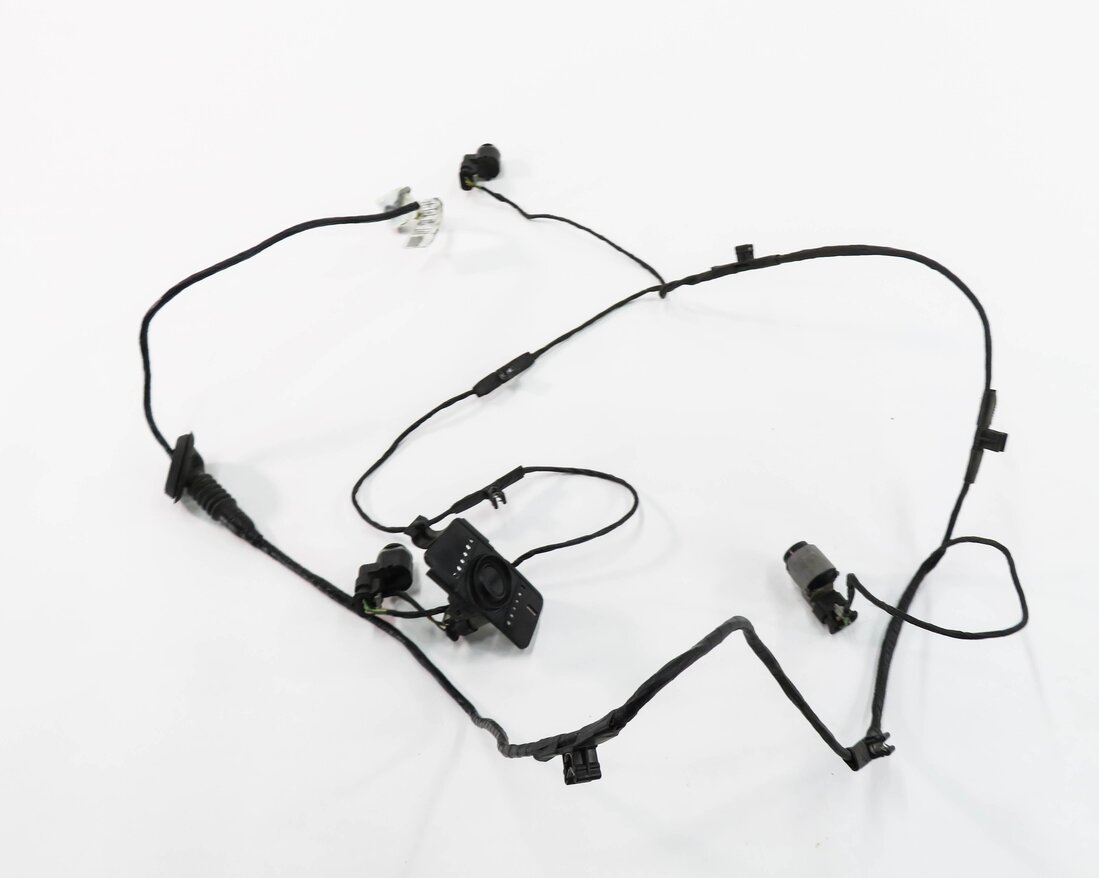 Thumbnail 3: 2007 BMW X5 (E70) REAR PDC PARK DISTANCE SENSOR SET w/ HARNESS (BLACK)