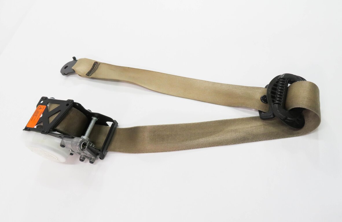 Thumbnail 4: 07-14 BMW X5 X6 X5M X6M (E70 E71) LEFT FRONT DRIVER SEATBELT RETRACTOR (BEIGE)