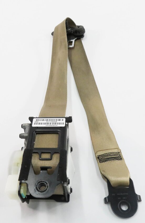 Thumbnail 5: 07-14 BMW X5 X6 X5M X6M (E70 E71) LEFT FRONT DRIVER SEATBELT RETRACTOR (BEIGE)