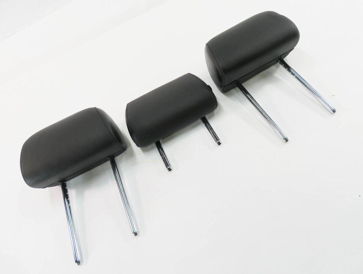 2011 BMW 550i (F10) REAR SEAT HEADREST SET-3 (BLACK DAKOTA LEATHER PLCSW)