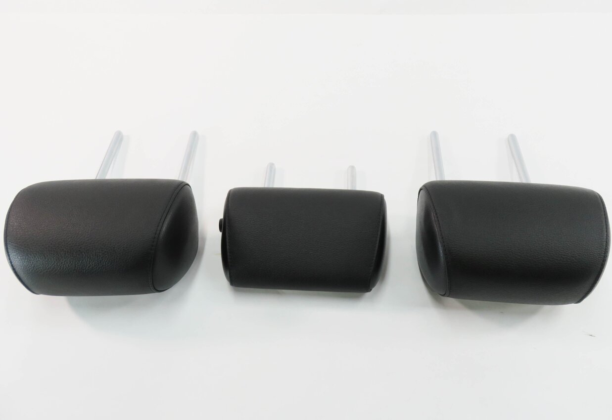Thumbnail 5: 2011 BMW 550i (F10) REAR SEAT HEADREST SET-3 (BLACK DAKOTA LEATHER PLCSW)