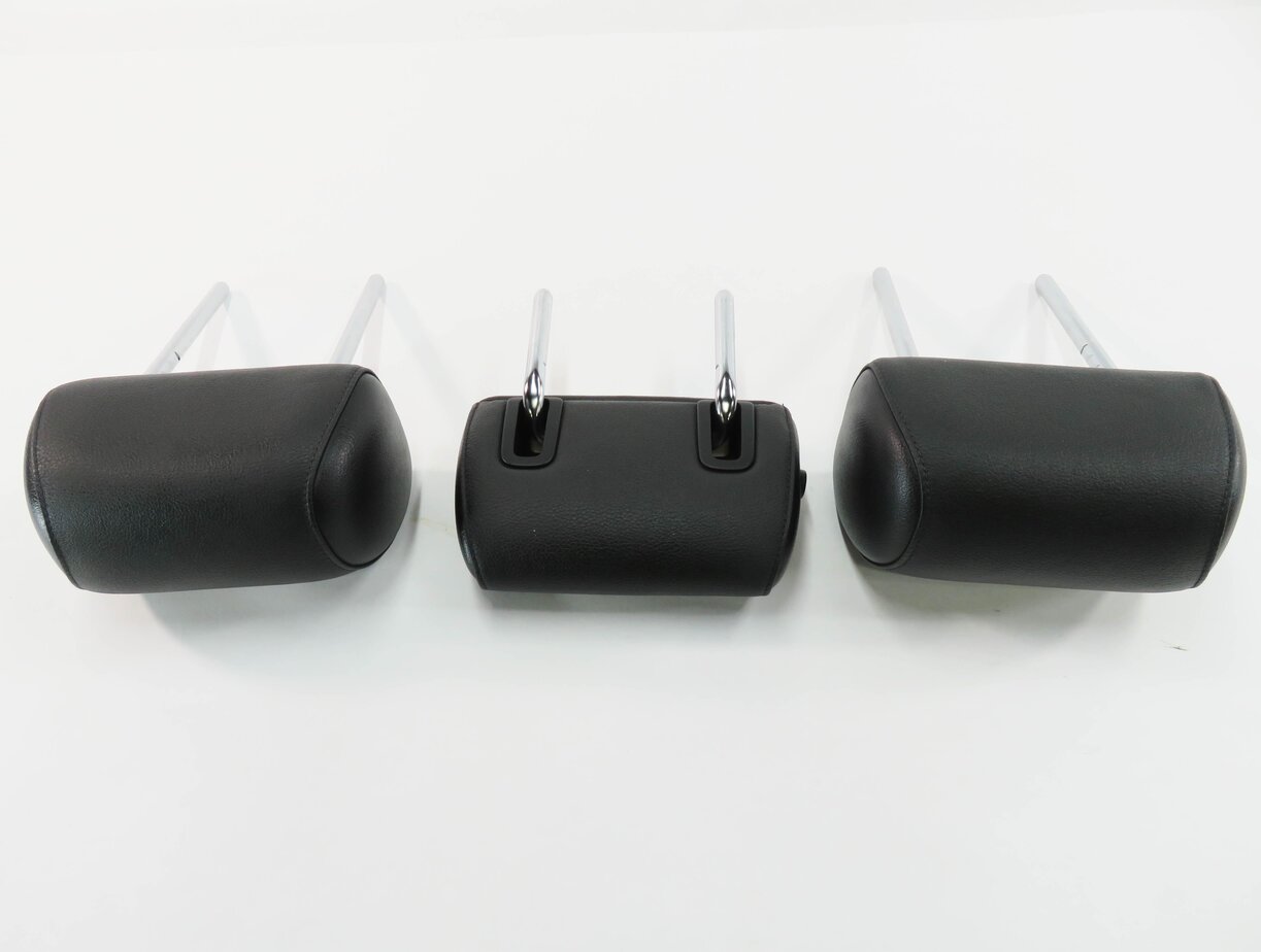 Thumbnail 6: 2011 BMW 550i (F10) REAR SEAT HEADREST SET-3 (BLACK DAKOTA LEATHER PLCSW)