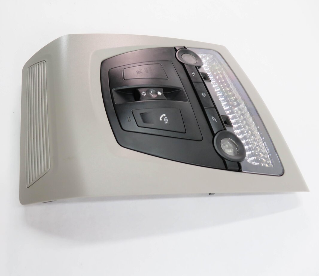 Thumbnail 5: 2011 BMW 550i (F10) FRONT DOME LIGHT MAP READING COURTESY LIGHT LAMP (GRAY)