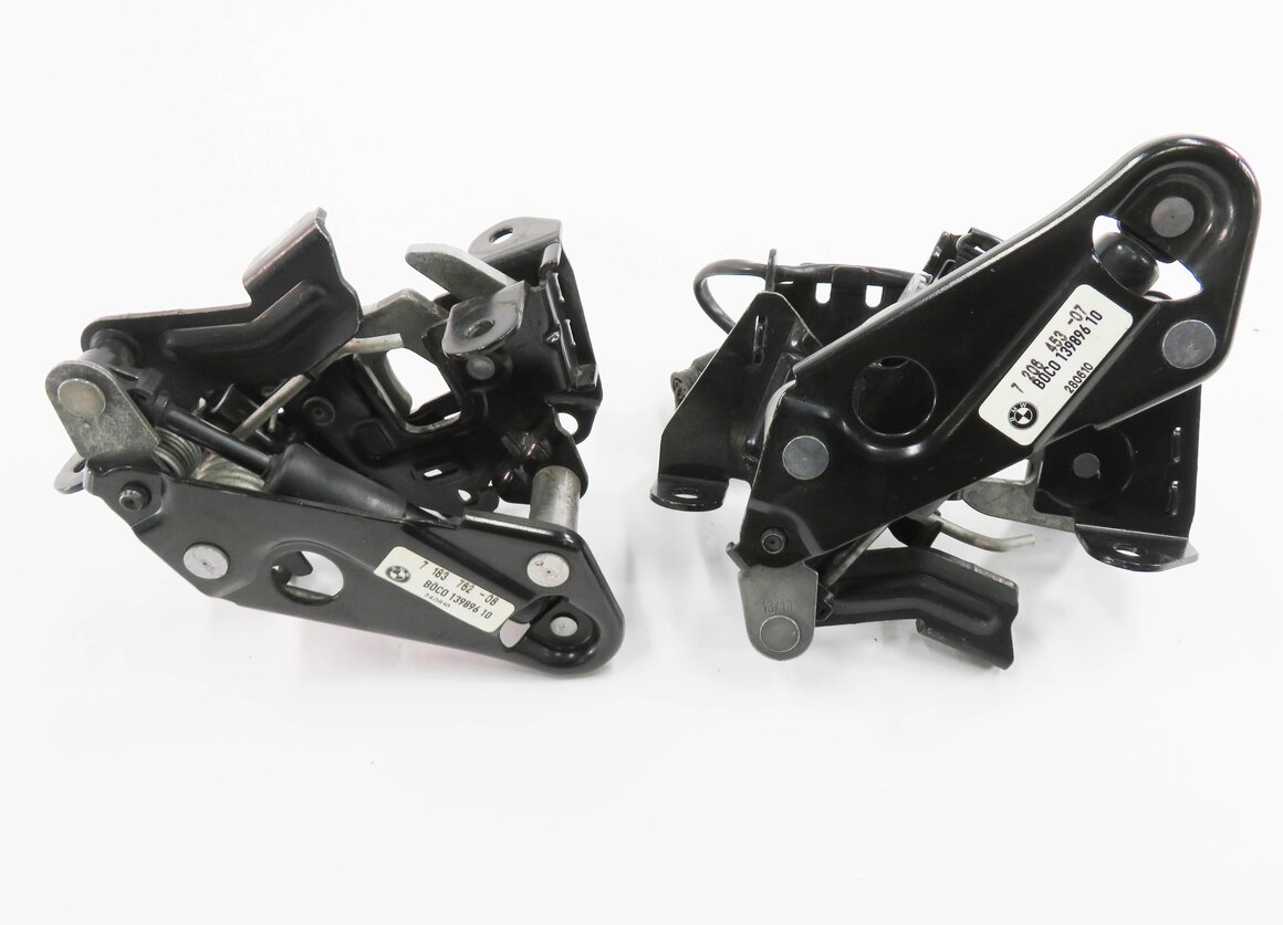 Thumbnail 6: 2011 BMW 550i (F10) FRONT LEFT & RIGHT LOWER HOOD LOCK LATCH SET-2