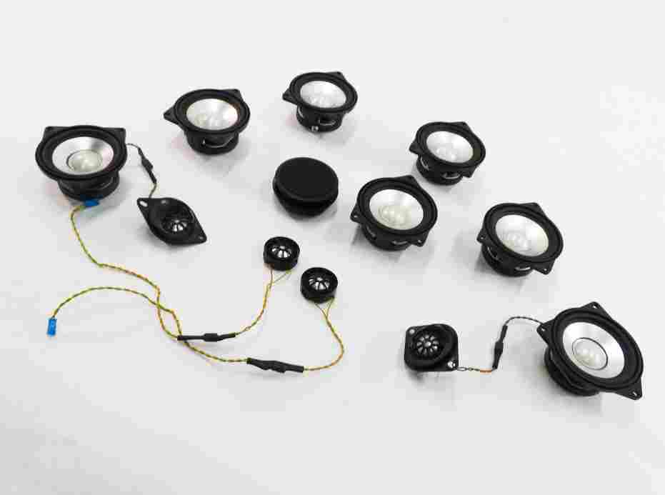 2006 BMW M5 ///M (E60) LOGIC 7 L7 TOP HiFi AUDIO TWEETER SPEAKER SET-12