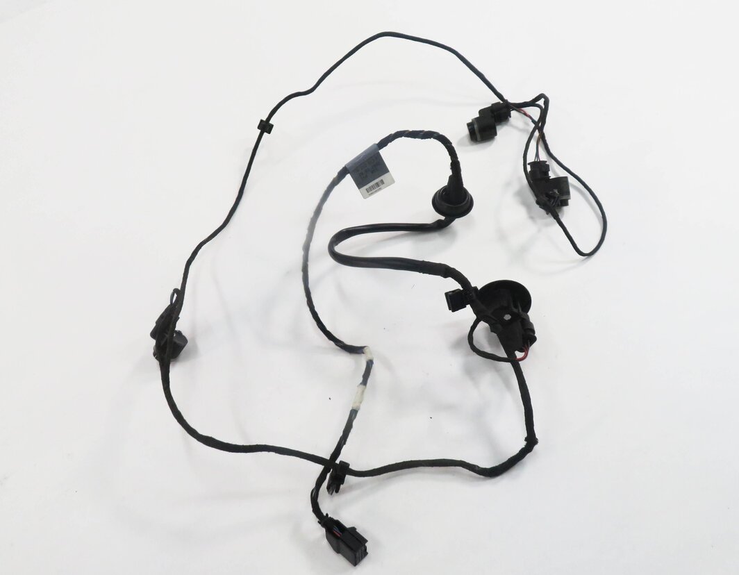 2010 AUDI A4 (B8 8K) REAR PDC PARK DISTANCE SENSOR SET w/ HARNESS (METEOR GRAY)