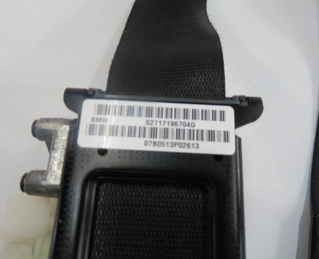 Thumbnail 6: 07-14 BMW X5 X6 X5M X6M (E70 E71) LEFT FRONT DRIVER SEATBELT RETRACTOR (BLACK)