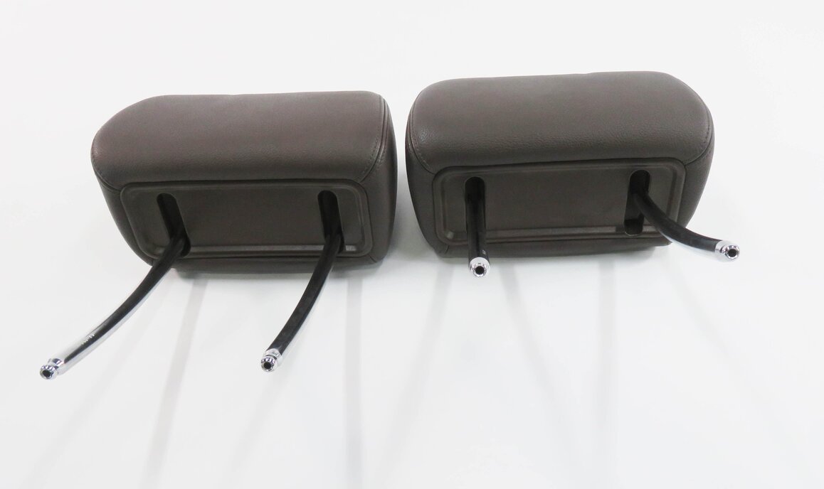 Thumbnail 2: 2007 BMW X5 (E70) FRONT LEFT & RIGHT SEAT HEADREST SET-2 (TOBACCO BROWN LUF1)