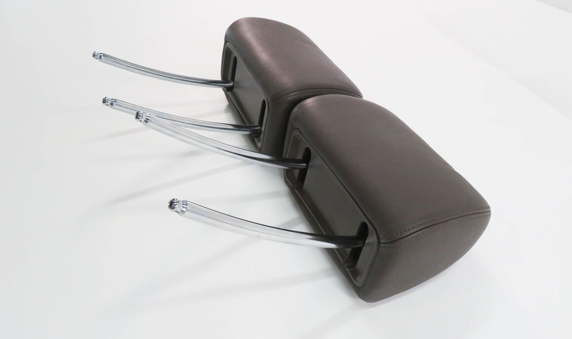 Thumbnail 3: 2007 BMW X5 (E70) FRONT LEFT & RIGHT SEAT HEADREST SET-2 (TOBACCO BROWN LUF1)