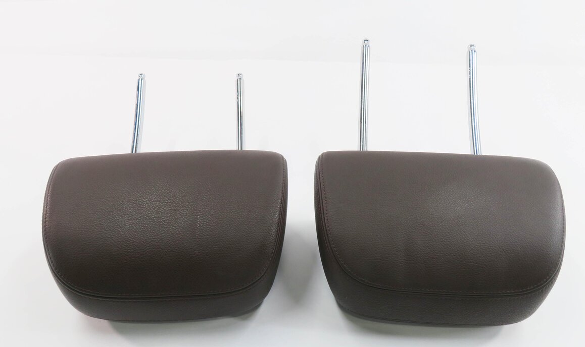 Thumbnail 5: 2007 BMW X5 (E70) FRONT LEFT & RIGHT SEAT HEADREST SET-2 (TOBACCO BROWN LUF1)