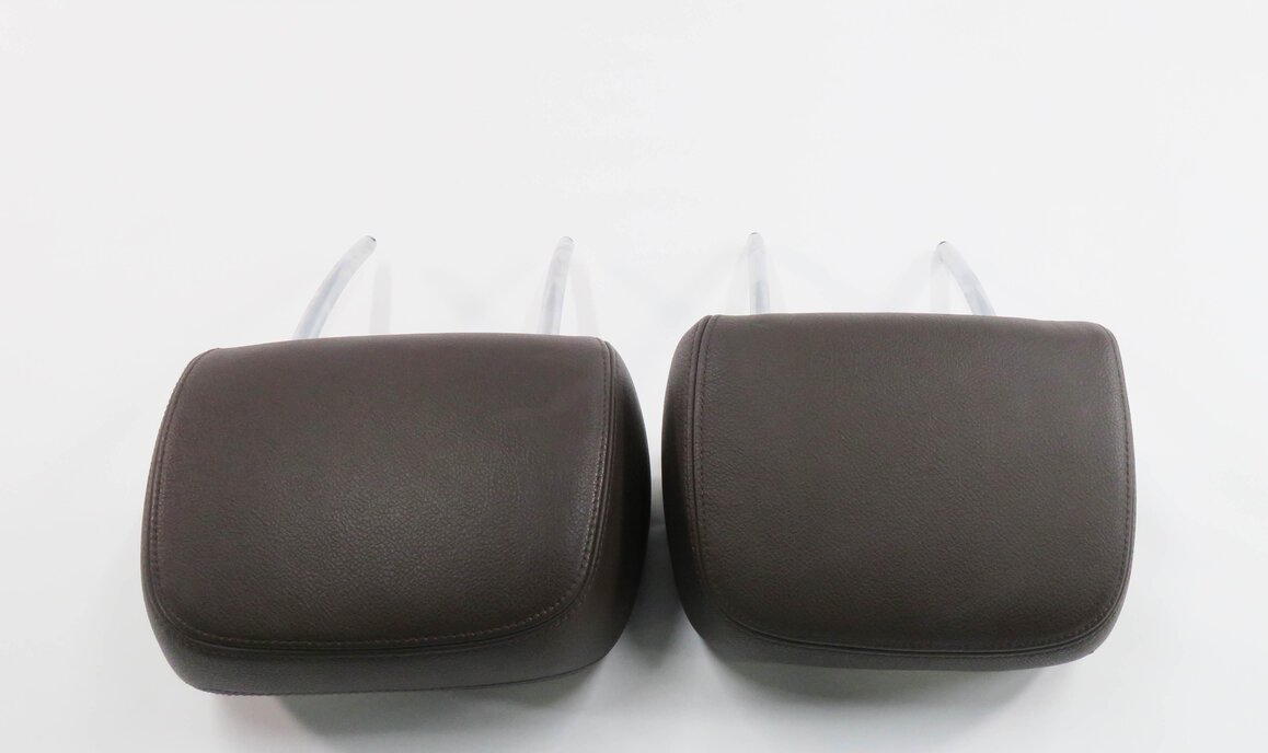 Thumbnail 6: 2007 BMW X5 (E70) FRONT LEFT & RIGHT SEAT HEADREST SET-2 (TOBACCO BROWN LUF1)
