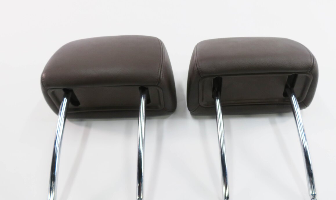 Thumbnail 7: 2007 BMW X5 (E70) FRONT LEFT & RIGHT SEAT HEADREST SET-2 (TOBACCO BROWN LUF1)