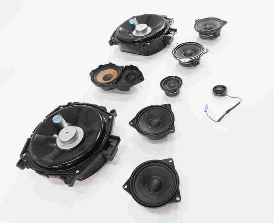 Thumbnail 4: 2007 BMW X5 (E70) TOP HiFi AUDIO SUBWOOFER SUB WOOFER  TWEETER SPEAKER SET-9