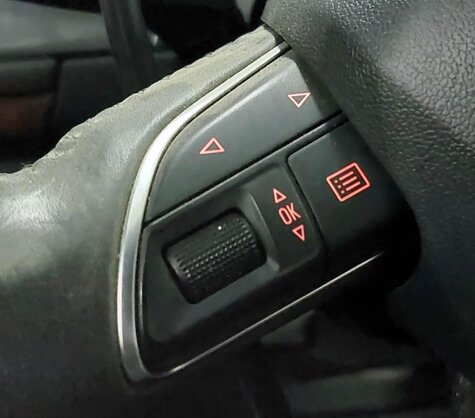 Thumbnail 2: 2013 AUDI A7 (C7 4G8) STEERING SWITCH BUTTON SET w/ TRIM RING