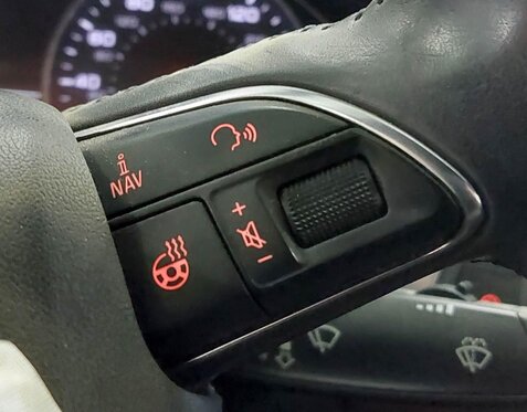 Thumbnail 3: 2013 AUDI A7 (C7 4G8) STEERING SWITCH BUTTON SET w/ TRIM RING