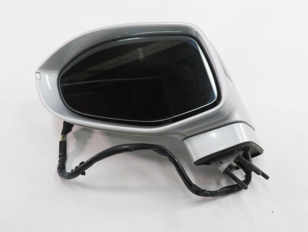 Thumbnail 3: 12-18 AUDI A7 (C7 4G8) LEFT - PFOLD BLIND SPOT LANE ASSIST DOOR MIRROR (SILVER)