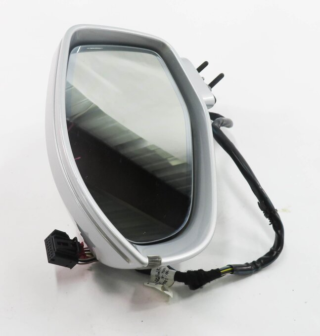 Thumbnail 5: 12-18 AUDI A7 (C7 4G8) LEFT - PFOLD BLIND SPOT LANE ASSIST DOOR MIRROR (SILVER)