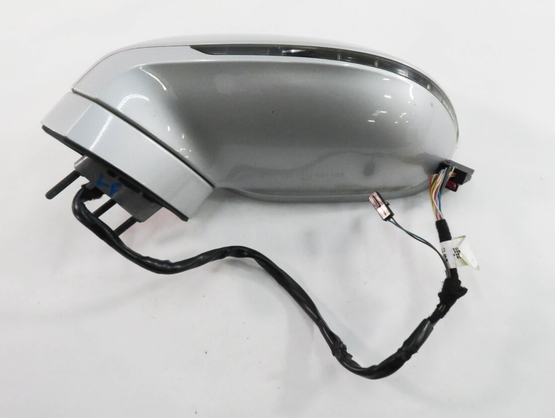 Thumbnail 6: 12-18 AUDI A7 (C7 4G8) LEFT - PFOLD BLIND SPOT LANE ASSIST DOOR MIRROR (SILVER)