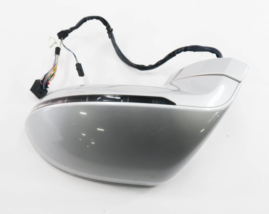 Thumbnail 7: 12-18 AUDI A7 (C7 4G8) LEFT - PFOLD BLIND SPOT LANE ASSIST DOOR MIRROR (SILVER)