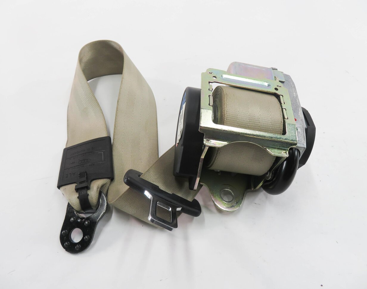 Thumbnail 2: 2011 AUDI Q7 (4L) REAR 2nd SECOND ROW SEAT - LEFT SEATBELT RETRACTOR (BEIGE)