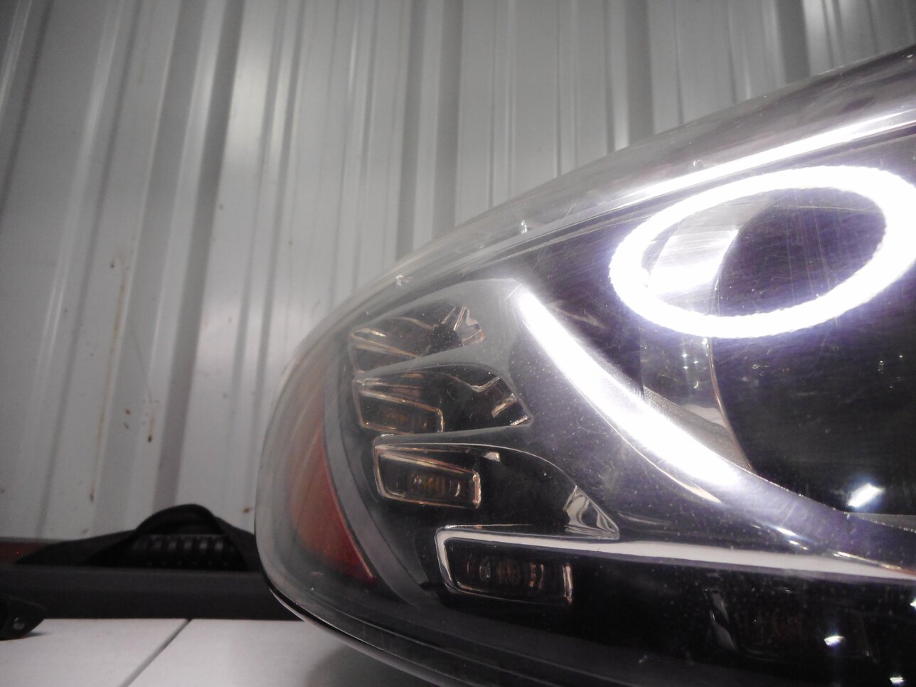 Thumbnail 10: 10-15 AUDI Q7 (4L) RIGHT PASSENGER XENON HID SELF ADJUST HEADLIGHT LIGHT LAMP