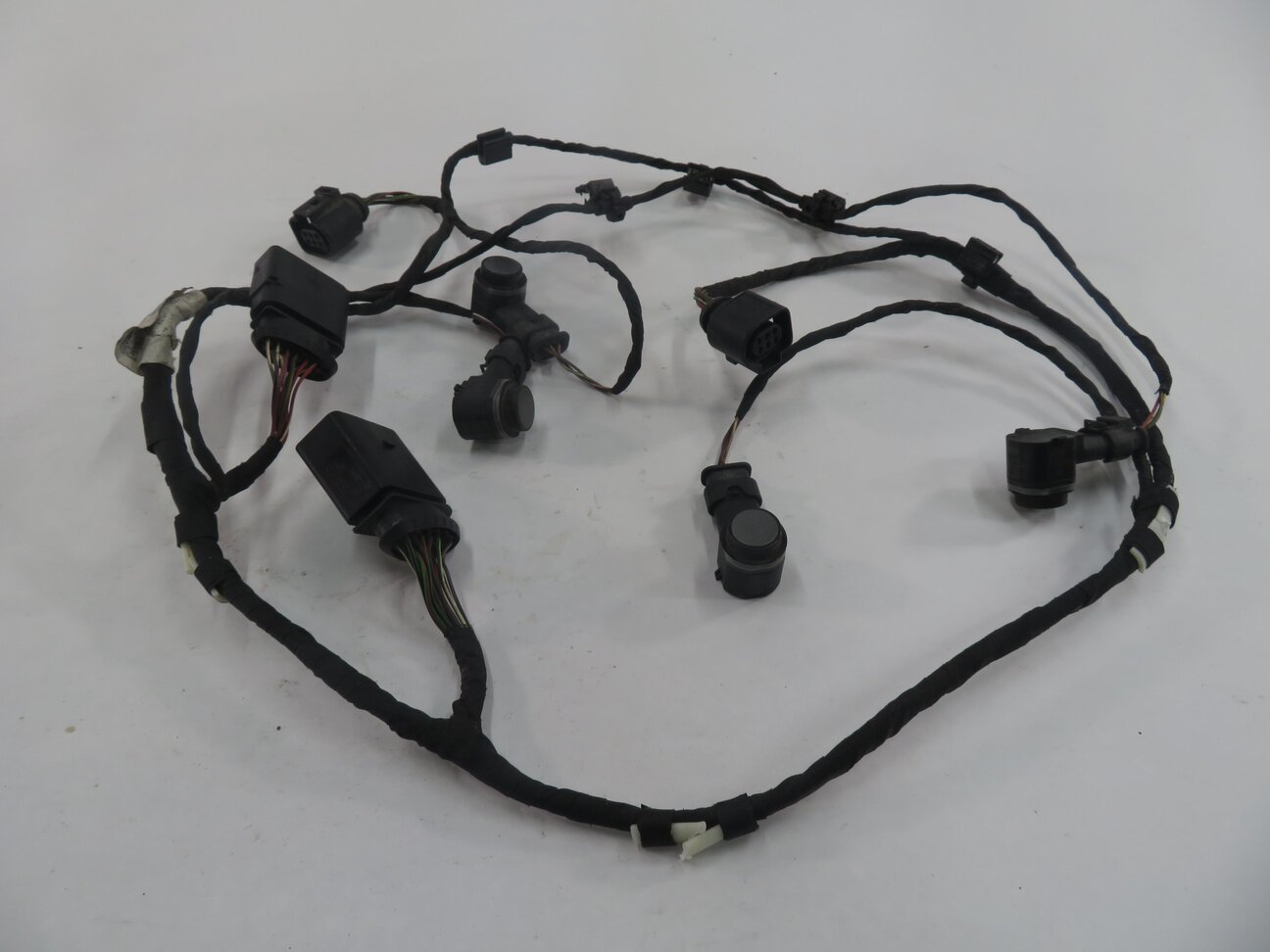 Thumbnail 2: 2011 AUDI Q7 (4L) REAR PDC PARK DISTANCE SENSOR SET w/ HARNESS (BLACK PEARL 2T)
