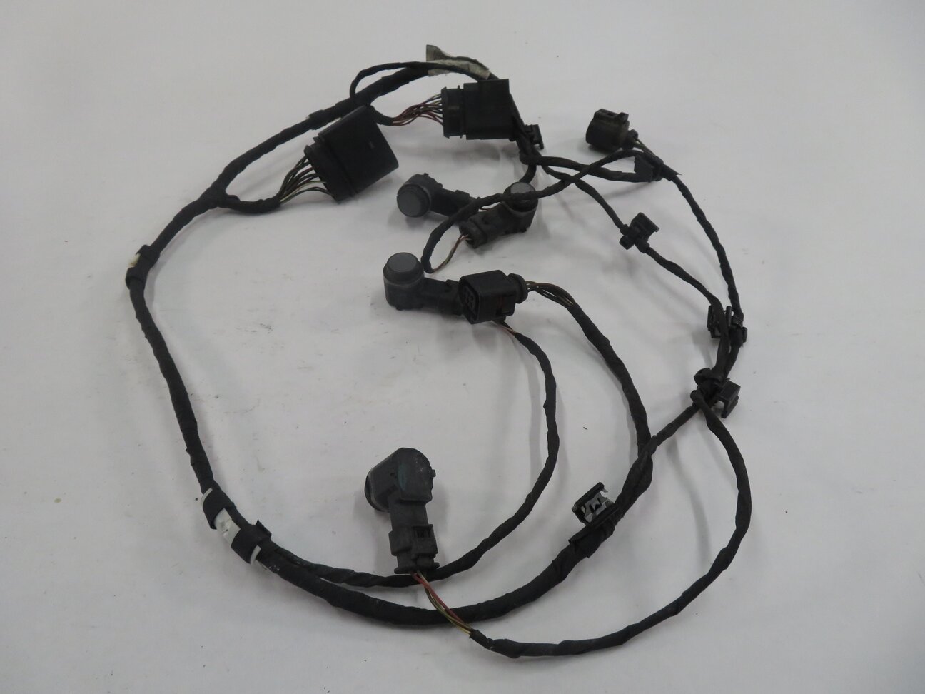 Thumbnail 3: 2011 AUDI Q7 (4L) REAR PDC PARK DISTANCE SENSOR SET w/ HARNESS (BLACK PEARL 2T)
