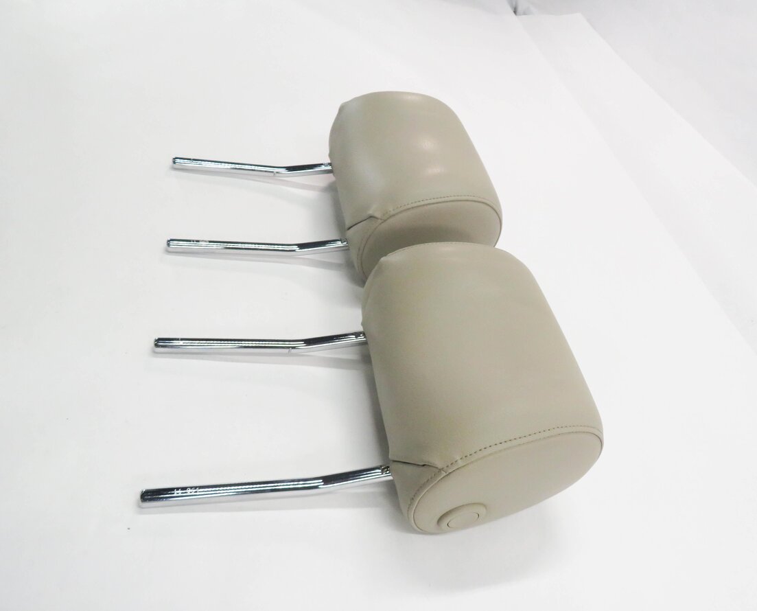 Thumbnail 3: 2011 AUDI Q7 (4L) FRONT LEFT & RIGHT SEAT HEADREST SET-2 (BEIGE LEATHERETTE)