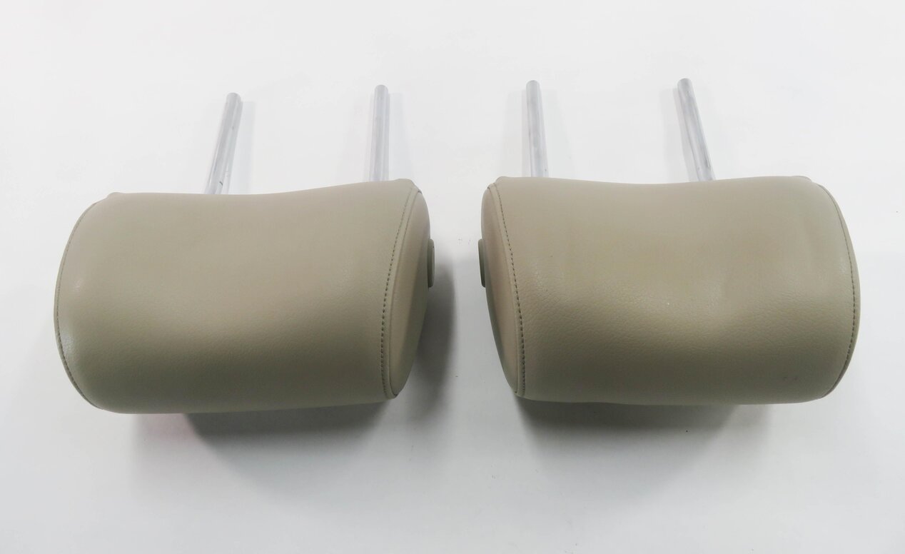 Thumbnail 5: 2011 AUDI Q7 (4L) FRONT LEFT & RIGHT SEAT HEADREST SET-2 (BEIGE LEATHERETTE)